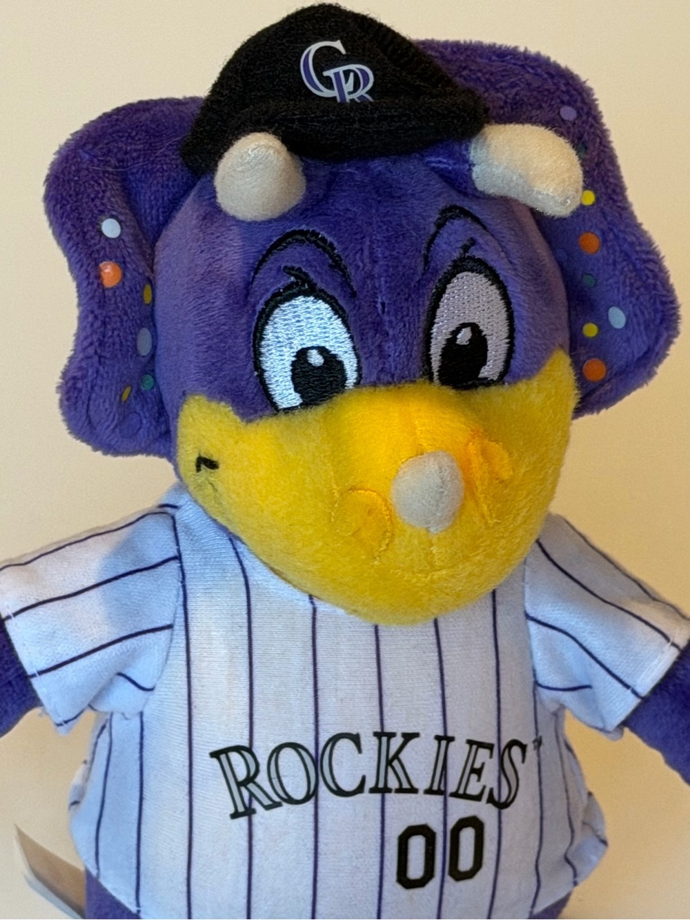 MLB Baseball Colorado Rockies 6” Dinger Dinosaur Mascot Plush Stuffed Animal - Picture 8 of 11